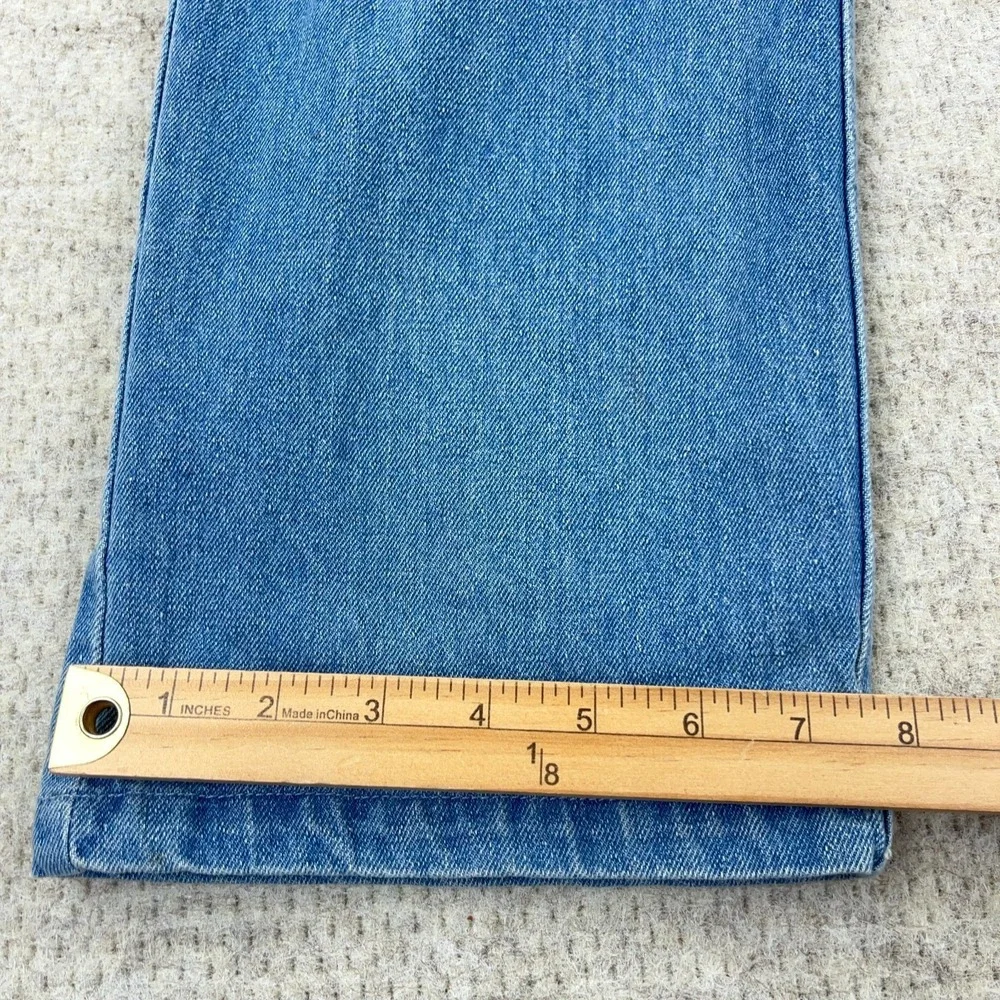 Harley Davidson Denim Bib Coverall Jumpsuit Women Large Blue Embroidered Y2K - Picture 13 of 16